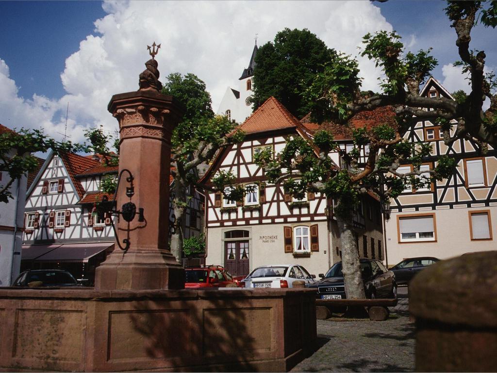 Hotel Garni Zur Bergstrasse Zwingenberg  Exteriér fotografie